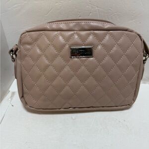 Quilted Tan Crossbody Bag Bella Russo New